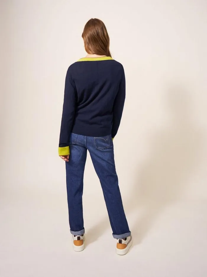 White Stuff KNITWEAR SALLY SMART CARDI Dark Navy 8211 Women White Stuff KNITWEAR SALLY SMART CARDI Dark Navy 8211 Women