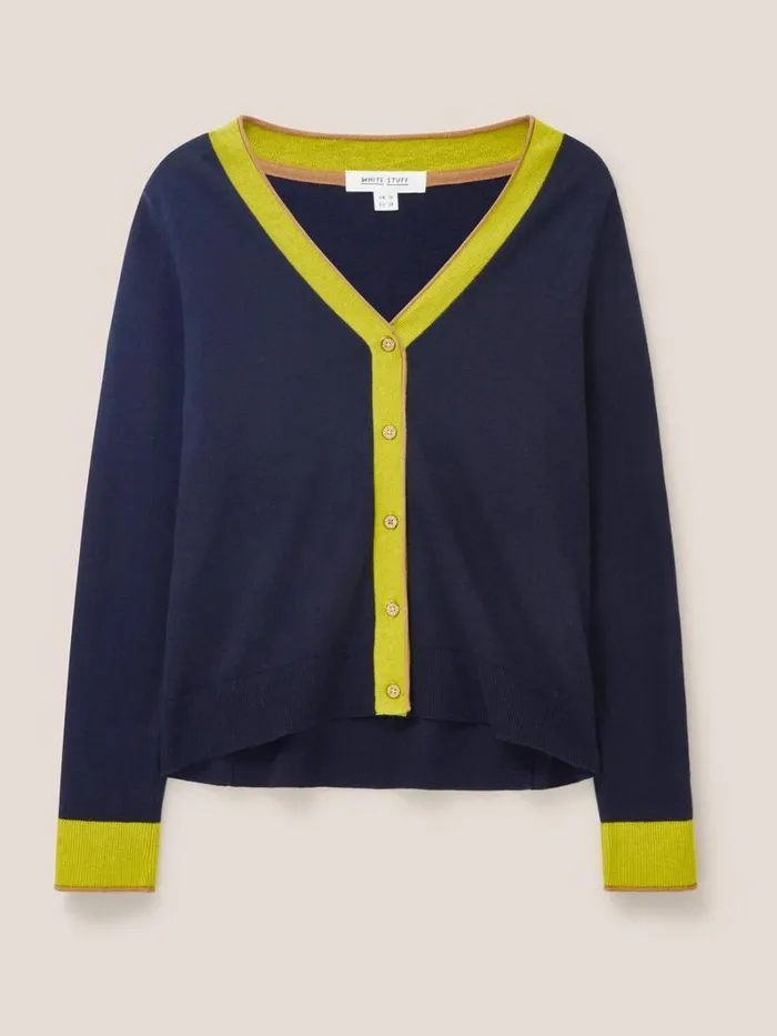 White Stuff KNITWEAR SALLY SMART CARDI Dark Navy 8211 Women White Stuff KNITWEAR SALLY SMART CARDI Dark Navy 8211 Women