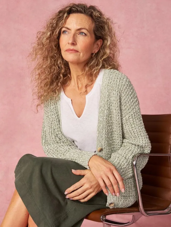 White Stuff KNITWEAR SESSI CARDI Dusty Green 8211 Women White Stuff KNITWEAR SESSI CARDI Dusty Green 8211 Women