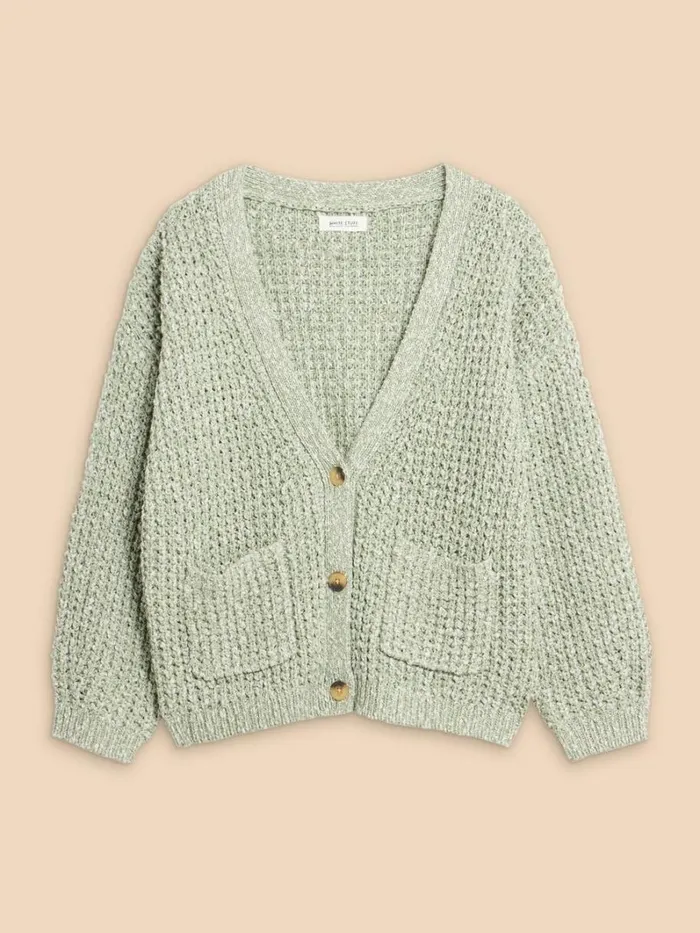 White Stuff KNITWEAR SESSI CARDI Dusty Green 8211 Women White Stuff KNITWEAR SESSI CARDI Dusty Green 8211 Women