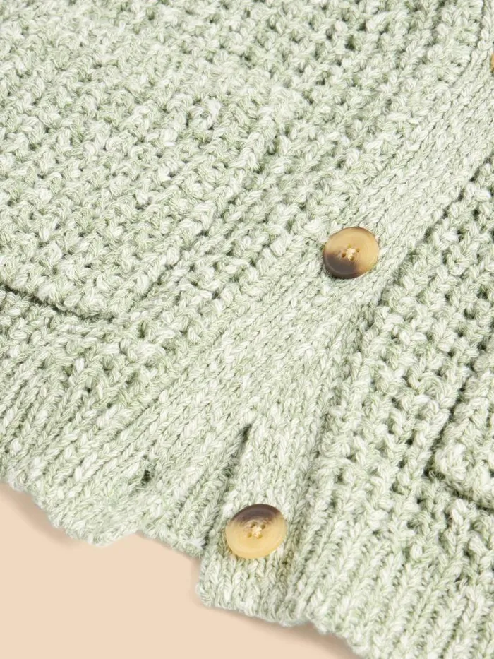 White Stuff KNITWEAR SESSI CARDI Dusty Green 8211 Women White Stuff KNITWEAR SESSI CARDI Dusty Green 8211 Women
