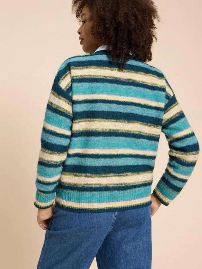 White Stuff KNITWEAR SICILY JUMPER Blue Multi 8211 Women White Stuff KNITWEAR SICILY JUMPER Blue Multi 8211 Women