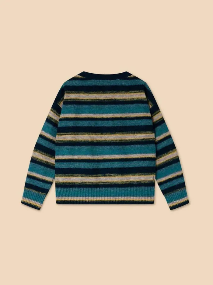 White Stuff KNITWEAR SICILY JUMPER Blue Multi 8211 Women White Stuff KNITWEAR SICILY JUMPER Blue Multi 8211 Women