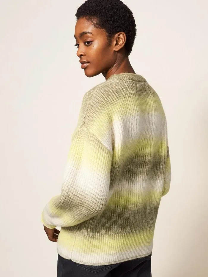 White Stuff KNITWEAR SPRING SPACEDYE JUMPER Green Multi 8211 Women White Stuff KNITWEAR SPRING SPACEDYE JUMPER Green Multi 8211 Women