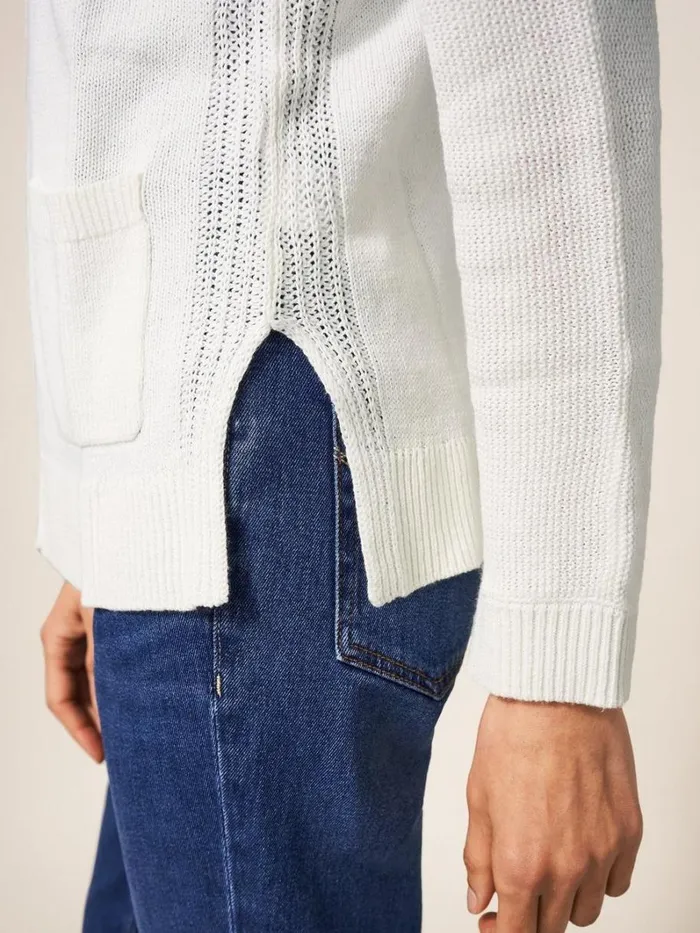 White Stuff KNITWEAR Tiana Cardi Natural White 8211 Women White Stuff KNITWEAR Tiana Cardi Natural White 8211 Women