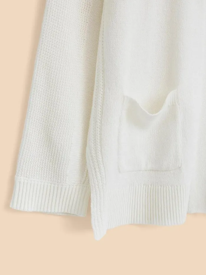 White Stuff KNITWEAR Tiana Cardi Natural White 8211 Women White Stuff KNITWEAR Tiana Cardi Natural White 8211 Women