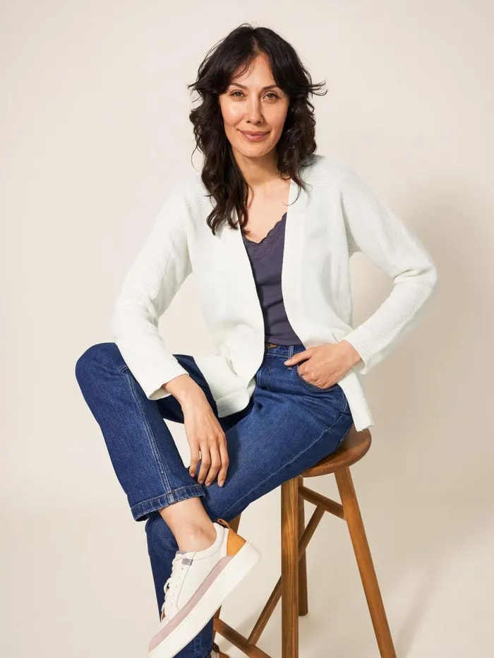 White Stuff KNITWEAR Tiana Cardi Natural White 8211 Women White Stuff KNITWEAR Tiana Cardi Natural White 8211 Women