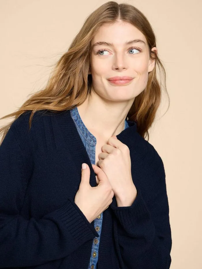 White Stuff KNITWEAR TULA CARDI French Navy 8211 Women White Stuff KNITWEAR TULA CARDI French Navy 8211 Women