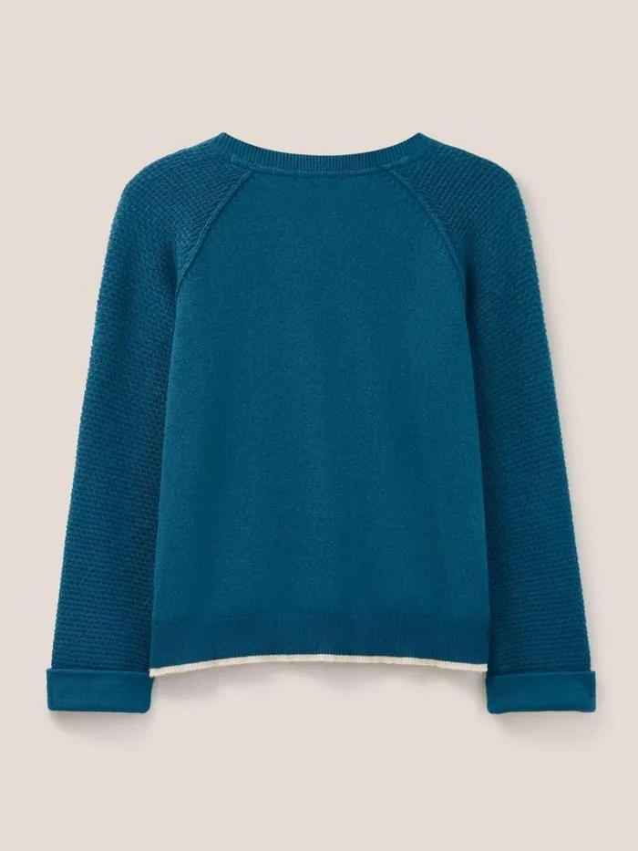 White Stuff KNITWEAR TYNE CREW NECK JUMPER Dk Teal 8211 Women White Stuff KNITWEAR TYNE CREW NECK JUMPER Dk Teal 8211 Women