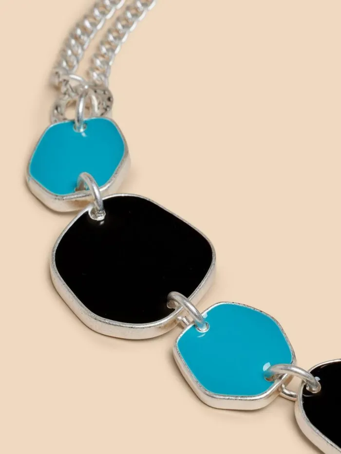 White Stuff NECKLACES Calia Enamel Necklace Blue Multi 8211 Women