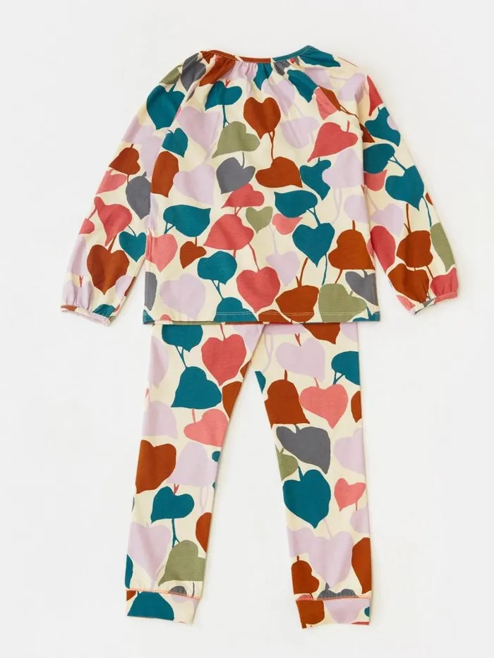 White Stuff PYJAMAS Heart Jersey PJ Set Grey Multi 8211 Kids White Stuff PYJAMAS Heart Jersey PJ Set Grey Multi 8211 Kids