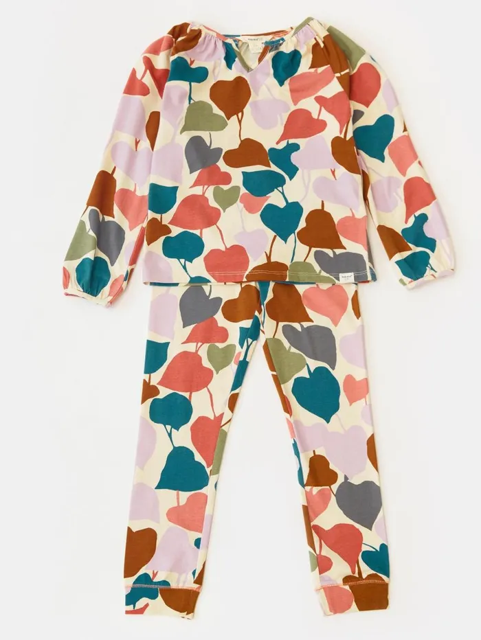 White Stuff PYJAMAS Heart Jersey PJ Set Grey Multi 8211 Kids White Stuff PYJAMAS Heart Jersey PJ Set Grey Multi 8211 Kids