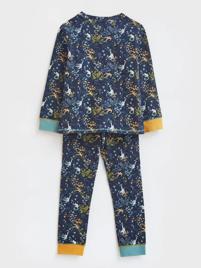 White Stuff PYJAMAS Jungle PJ Set Navy Multi 8211 Kids