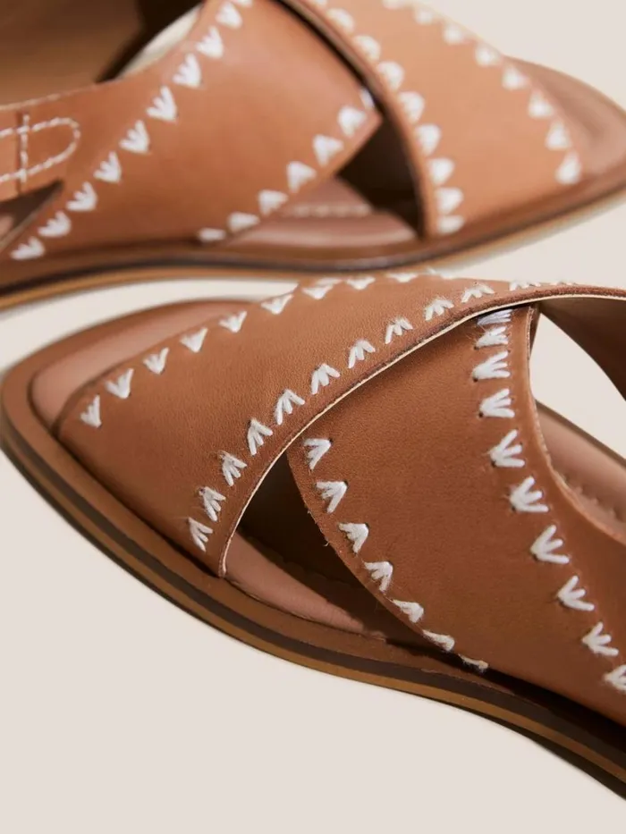 White Stuff SANDALS Craft Leather Sandal Mid Tan 8211 Women White Stuff SANDALS Craft Leather Sandal Mid Tan 8211 Women