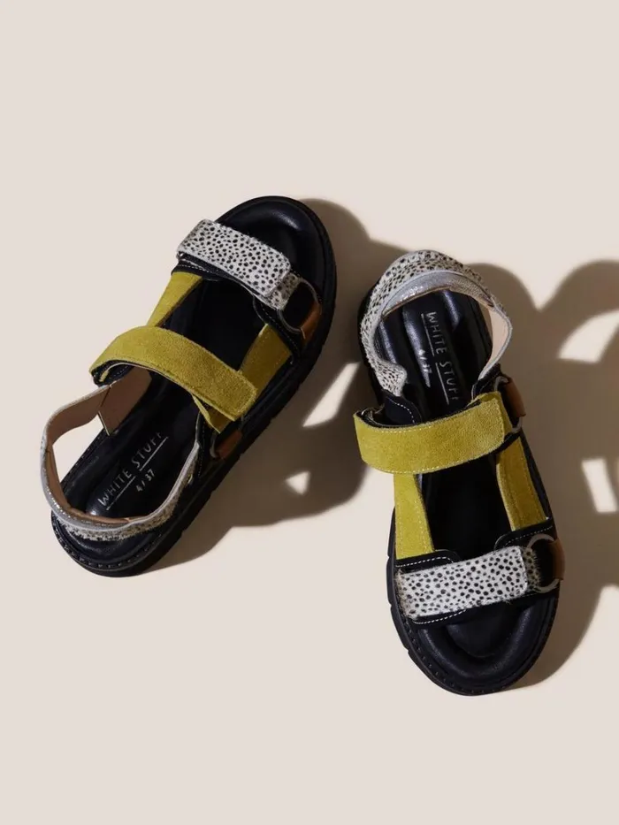 White Stuff SANDALS Leather Trek Sandal Black Multi 8211 Women White Stuff SANDALS Leather Trek Sandal Black Multi 8211 Women