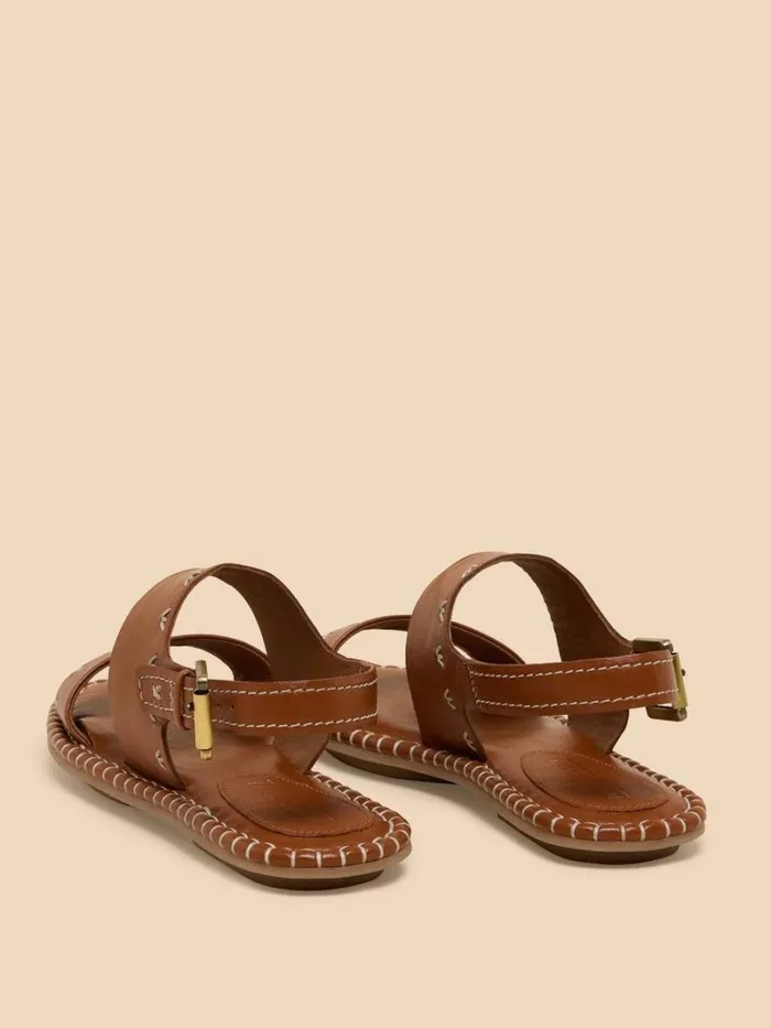 White Stuff SANDALS Sweetpea Leather Sandal Mid Tan 8211 Women White Stuff SANDALS Sweetpea Leather Sandal Mid Tan 8211 Women