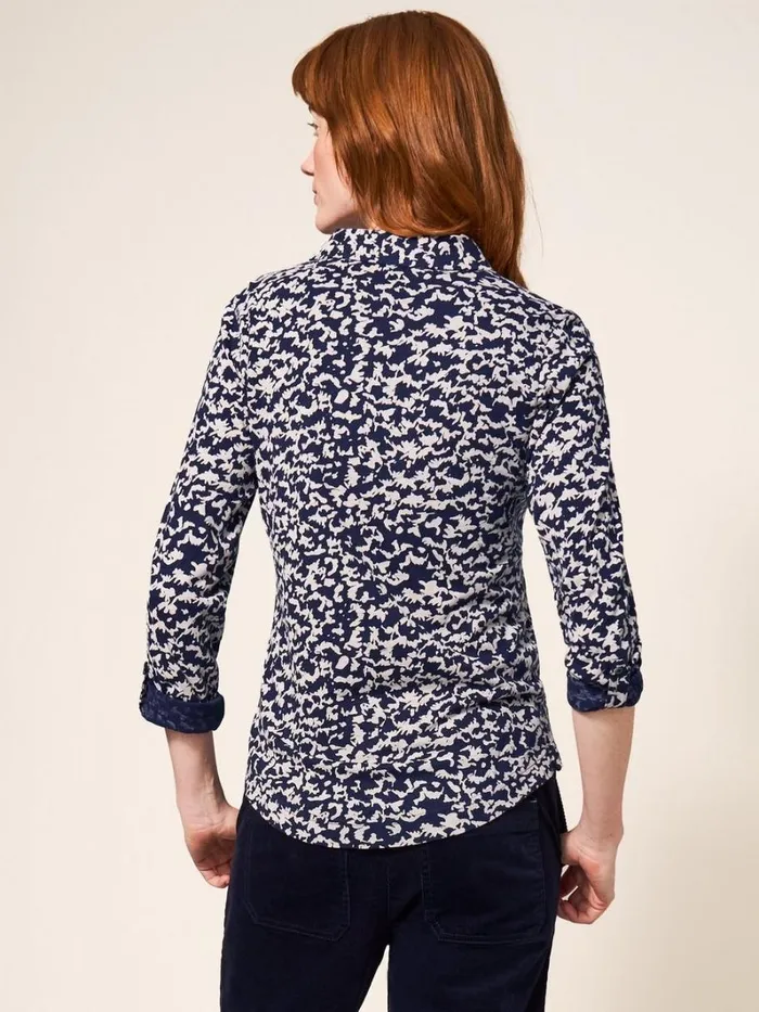 White Stuff SHIRTS and BLOUSES Annie Cotton Jersey Shirt Natural Print 8211 Women White Stuff SHIRTS and BLOUSES Annie Cotton Jersey Shirt Natural Print 8211 Women
