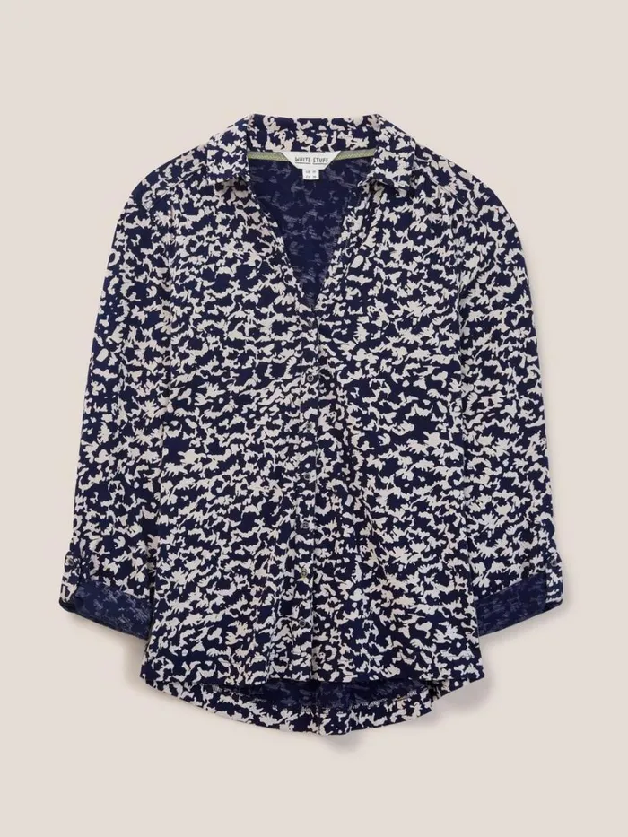 White Stuff SHIRTS and BLOUSES Annie Cotton Jersey Shirt Natural Print 8211 Women White Stuff SHIRTS and BLOUSES Annie Cotton Jersey Shirt Natural Print 8211 Women