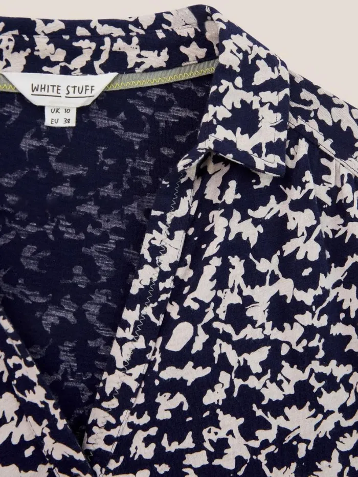 White Stuff SHIRTS and BLOUSES Annie Cotton Jersey Shirt Natural Print 8211 Women White Stuff SHIRTS and BLOUSES Annie Cotton Jersey Shirt Natural Print 8211 Women