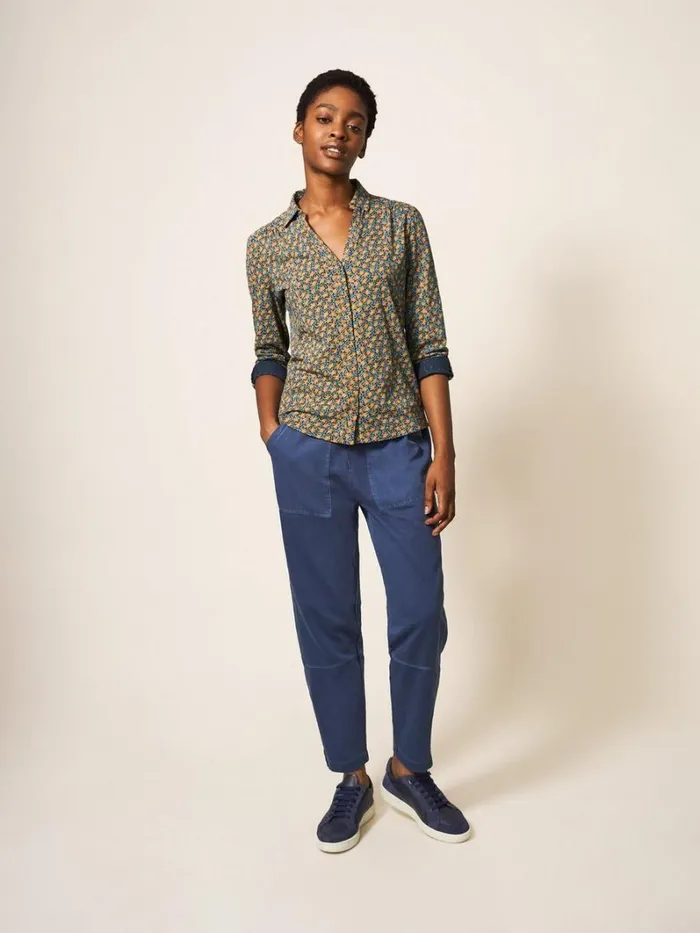 White Stuff SHIRTS and BLOUSES Annie Patterned Jersey Shirt Chartreuse Multi 8211 Women White Stuff SHIRTS and BLOUSES Annie Patterned Jersey Shirt Chartreuse Multi 8211 Women