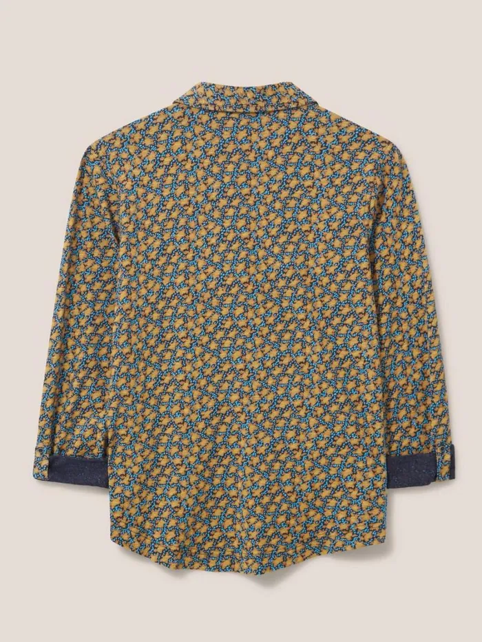White Stuff SHIRTS and BLOUSES Annie Patterned Jersey Shirt Chartreuse Multi 8211 Women White Stuff SHIRTS and BLOUSES Annie Patterned Jersey Shirt Chartreuse Multi 8211 Women