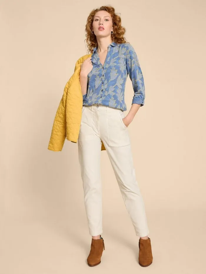 White Stuff SHIRTS and BLOUSES ANNIE PRINTED COTTON SHIRT Blue Multi 8211 Women White Stuff SHIRTS and BLOUSES ANNIE PRINTED COTTON SHIRT Blue Multi 8211 Women
