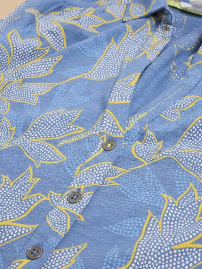 White Stuff SHIRTS and BLOUSES ANNIE PRINTED COTTON SHIRT Blue Multi 8211 Women White Stuff SHIRTS and BLOUSES ANNIE PRINTED COTTON SHIRT Blue Multi 8211 Women