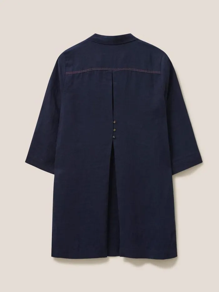 White Stuff SHIRTS and BLOUSES Blaire Tunic Linen Dark Navy 8211 Women White Stuff SHIRTS and BLOUSES Blaire Tunic Linen Dark Navy 8211 Women