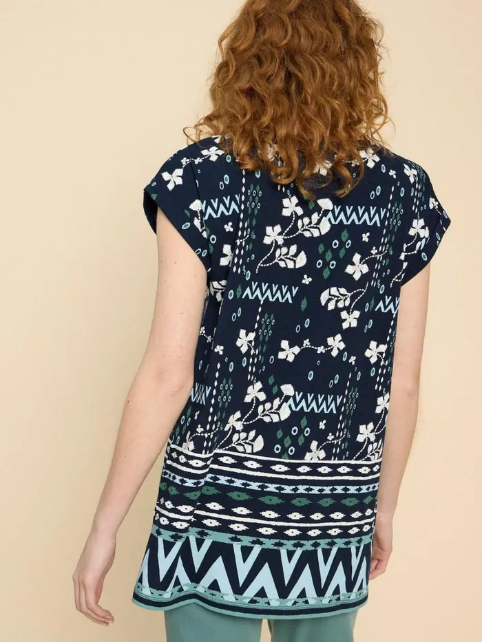 White Stuff SHIRTS and BLOUSES CARRIE TUNIC Navy Print 8211 Women White Stuff SHIRTS and BLOUSES CARRIE TUNIC Navy Print 8211 Women