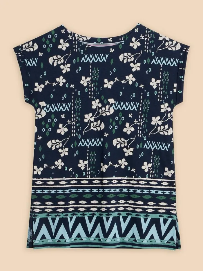 White Stuff SHIRTS and BLOUSES CARRIE TUNIC Navy Print 8211 Women White Stuff SHIRTS and BLOUSES CARRIE TUNIC Navy Print 8211 Women