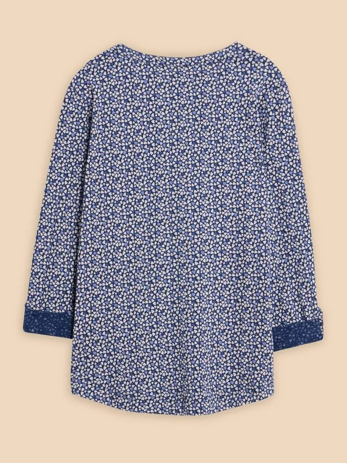 White Stuff SHIRTS and BLOUSES CONNIE COLLARLESS SHIRT Blue Multi 8211 Women White Stuff SHIRTS and BLOUSES CONNIE COLLARLESS SHIRT Blue Multi 8211 Women
