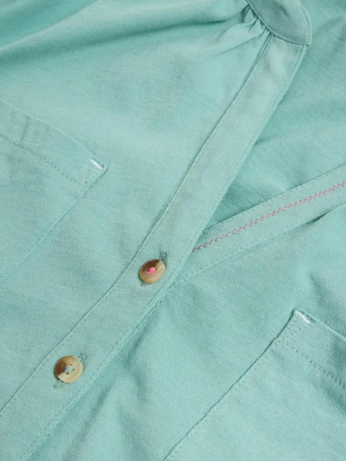 White Stuff SHIRTS and BLOUSES DAISY RAGLAN SHIRT Mid Teal 8211 Women White Stuff SHIRTS and BLOUSES DAISY RAGLAN SHIRT Mid Teal 8211 Women