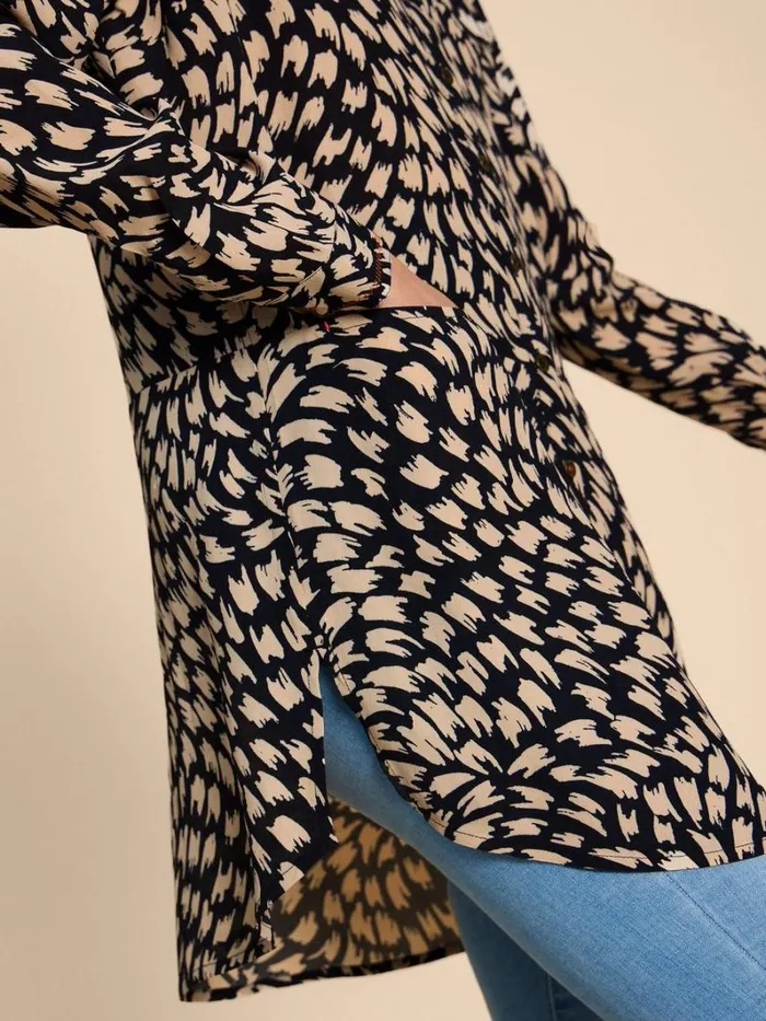 White Stuff SHIRTS and BLOUSES Danika Printed Tunic Black Multi 8211 Women White Stuff SHIRTS and BLOUSES Danika Printed Tunic Black Multi 8211 Women