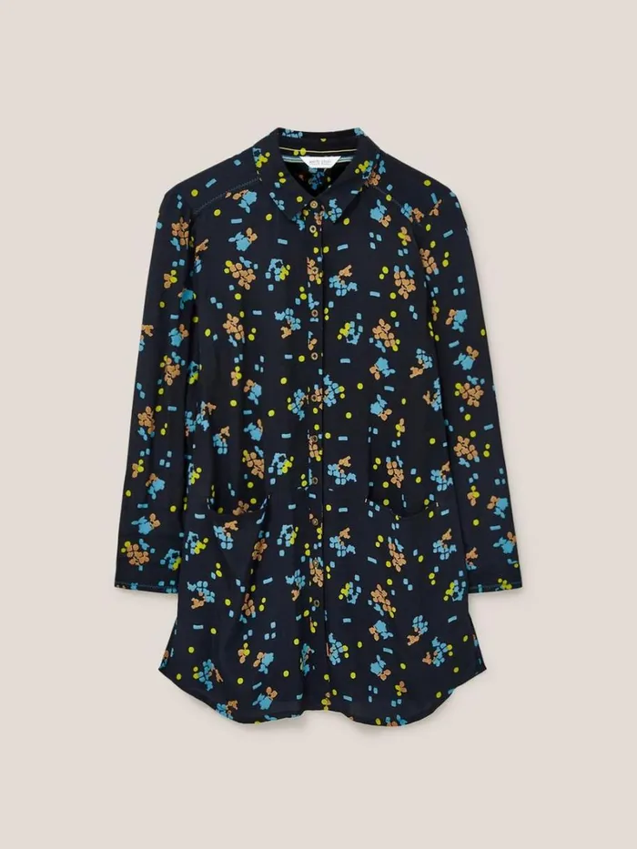 White Stuff SHIRTS and BLOUSES Danika Tunic Black Multi 8211 Women White Stuff SHIRTS and BLOUSES Danika Tunic Black Multi 8211 Women