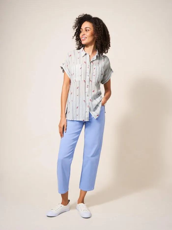 White Stuff SHIRTS and BLOUSES Ella Embroidered Cotton Shirt White Multi 8211 Women White Stuff SHIRTS and BLOUSES Ella Embroidered Cotton Shirt White Multi 8211 Women