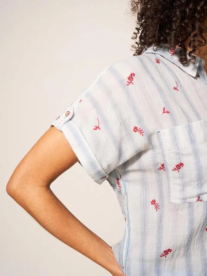 White Stuff SHIRTS and BLOUSES Ella Embroidered Cotton Shirt White Multi 8211 Women White Stuff SHIRTS and BLOUSES Ella Embroidered Cotton Shirt White Multi 8211 Women