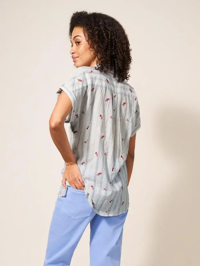 White Stuff SHIRTS and BLOUSES Ella Embroidered Cotton Shirt White Multi 8211 Women White Stuff SHIRTS and BLOUSES Ella Embroidered Cotton Shirt White Multi 8211 Women