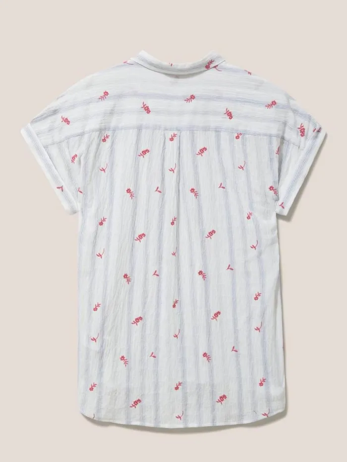 White Stuff SHIRTS and BLOUSES Ella Embroidered Cotton Shirt White Multi 8211 Women White Stuff SHIRTS and BLOUSES Ella Embroidered Cotton Shirt White Multi 8211 Women