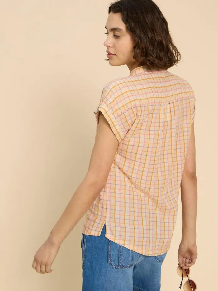 White Stuff SHIRTS and BLOUSES Ellie Check Shirt Natural Multi 8211 Women White Stuff SHIRTS and BLOUSES Ellie Check Shirt Natural Multi 8211 Women
