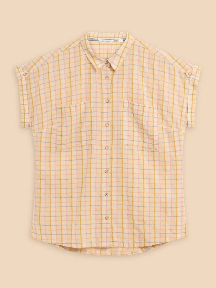 White Stuff SHIRTS and BLOUSES Ellie Check Shirt Natural Multi 8211 Women White Stuff SHIRTS and BLOUSES Ellie Check Shirt Natural Multi 8211 Women