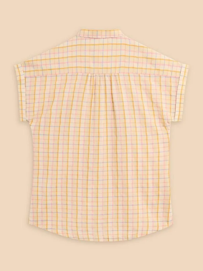 White Stuff SHIRTS and BLOUSES Ellie Check Shirt Natural Multi 8211 Women White Stuff SHIRTS and BLOUSES Ellie Check Shirt Natural Multi 8211 Women