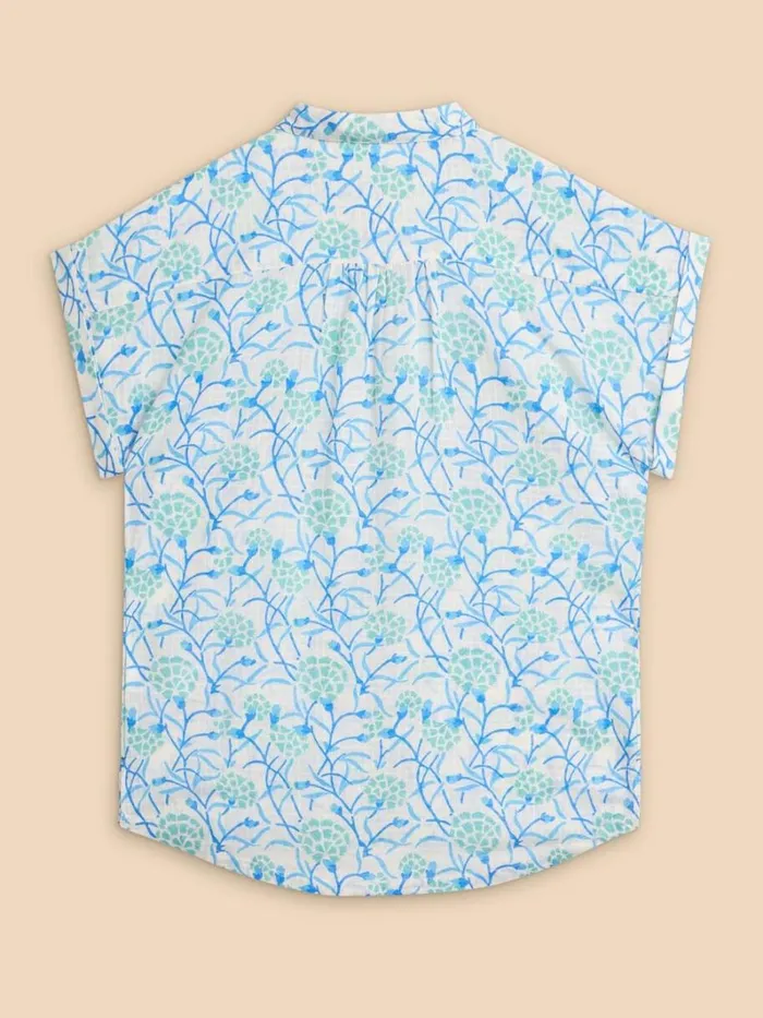 White Stuff SHIRTS and BLOUSES Ellie Organic Cotton Shirt Ivory Print 8211 Women White Stuff SHIRTS and BLOUSES Ellie Organic Cotton Shirt Ivory Print 8211 Women