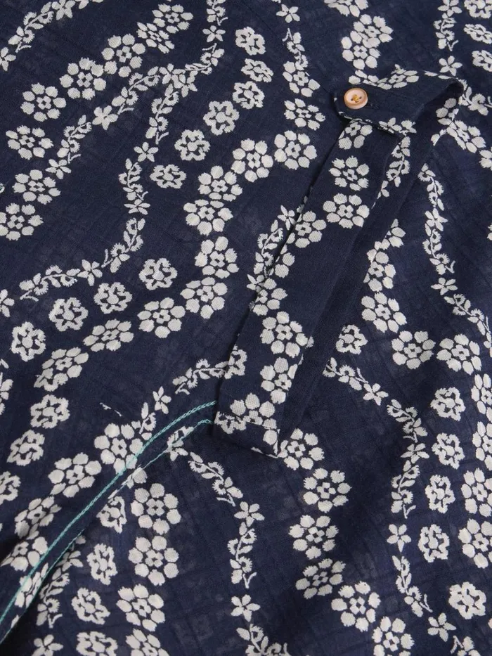 White Stuff SHIRTS and BLOUSES Ellie Organic Cotton Shirt Navy Print 8211 Women White Stuff SHIRTS and BLOUSES Ellie Organic Cotton Shirt Navy Print 8211 Women