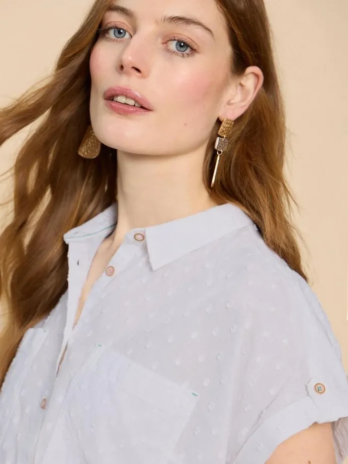 White Stuff SHIRTS and BLOUSES Ellie Organic Cotton Shirt Pale Ivory 8211 Women White Stuff SHIRTS and BLOUSES Ellie Organic Cotton Shirt Pale Ivory 8211 Women