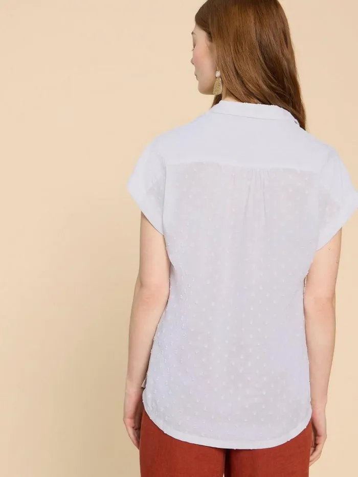 White Stuff SHIRTS and BLOUSES Ellie Organic Cotton Shirt Pale Ivory 8211 Women White Stuff SHIRTS and BLOUSES Ellie Organic Cotton Shirt Pale Ivory 8211 Women