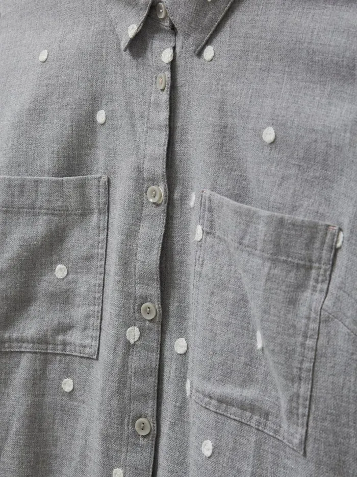 White Stuff SHIRTS and BLOUSES Emilia Organic Cotton Long Sleeve Shirt Grey Multi 8211 Women White Stuff SHIRTS and BLOUSES Emilia Organic Cotton Long Sleeve Shirt Grey Multi 8211 Women