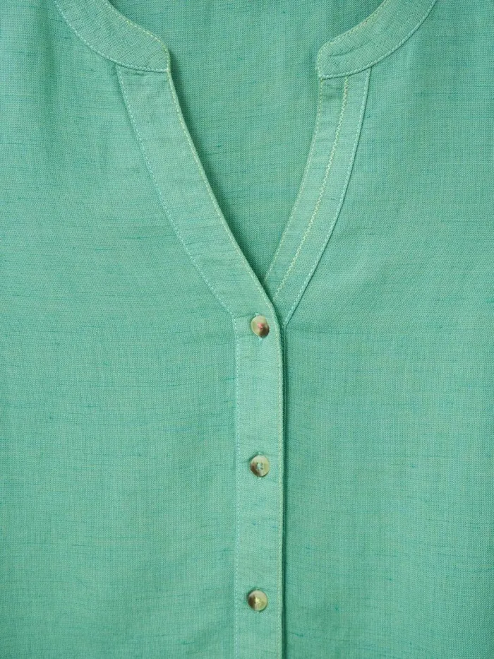 White Stuff SHIRTS and BLOUSES Ferne Vest Mid Green 8211 Women White Stuff SHIRTS and BLOUSES Ferne Vest Mid Green 8211 Women