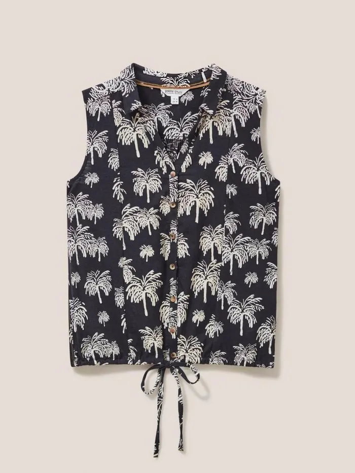 White Stuff SHIRTS and BLOUSES FLOWING GRASSES JERSEY SHIRT Black Print 8211 Women White Stuff SHIRTS and BLOUSES FLOWING GRASSES JERSEY SHIRT Black Print 8211 Women