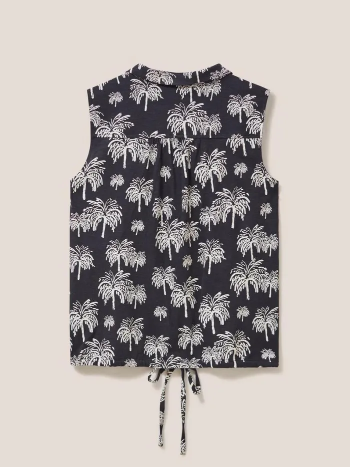 White Stuff SHIRTS and BLOUSES FLOWING GRASSES JERSEY SHIRT Black Print 8211 Women White Stuff SHIRTS and BLOUSES FLOWING GRASSES JERSEY SHIRT Black Print 8211 Women