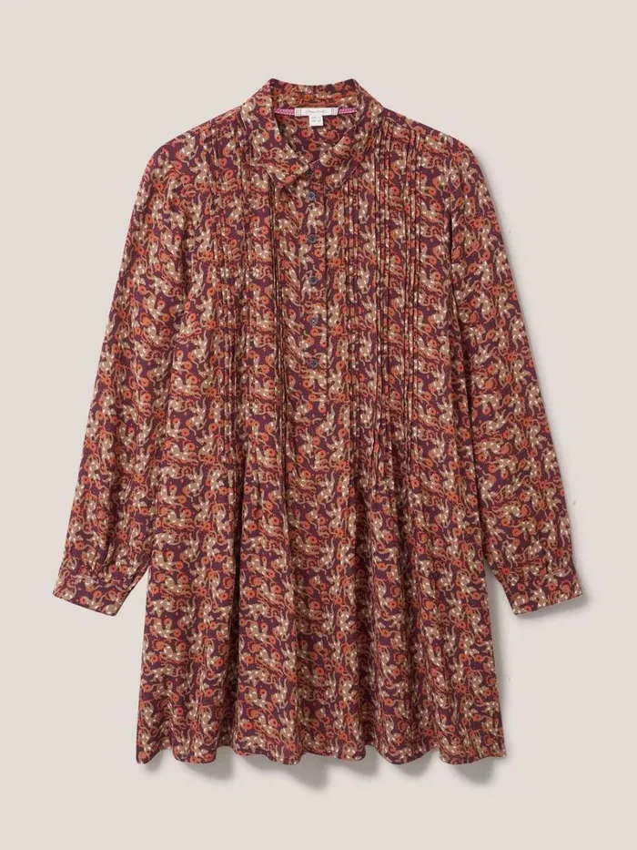 White Stuff SHIRTS and BLOUSES Georgie Tunic Plum Multi 8211 Women White Stuff SHIRTS and BLOUSES Georgie Tunic Plum Multi 8211 Women